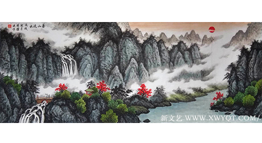 陈汉波作品 《苍山流水》